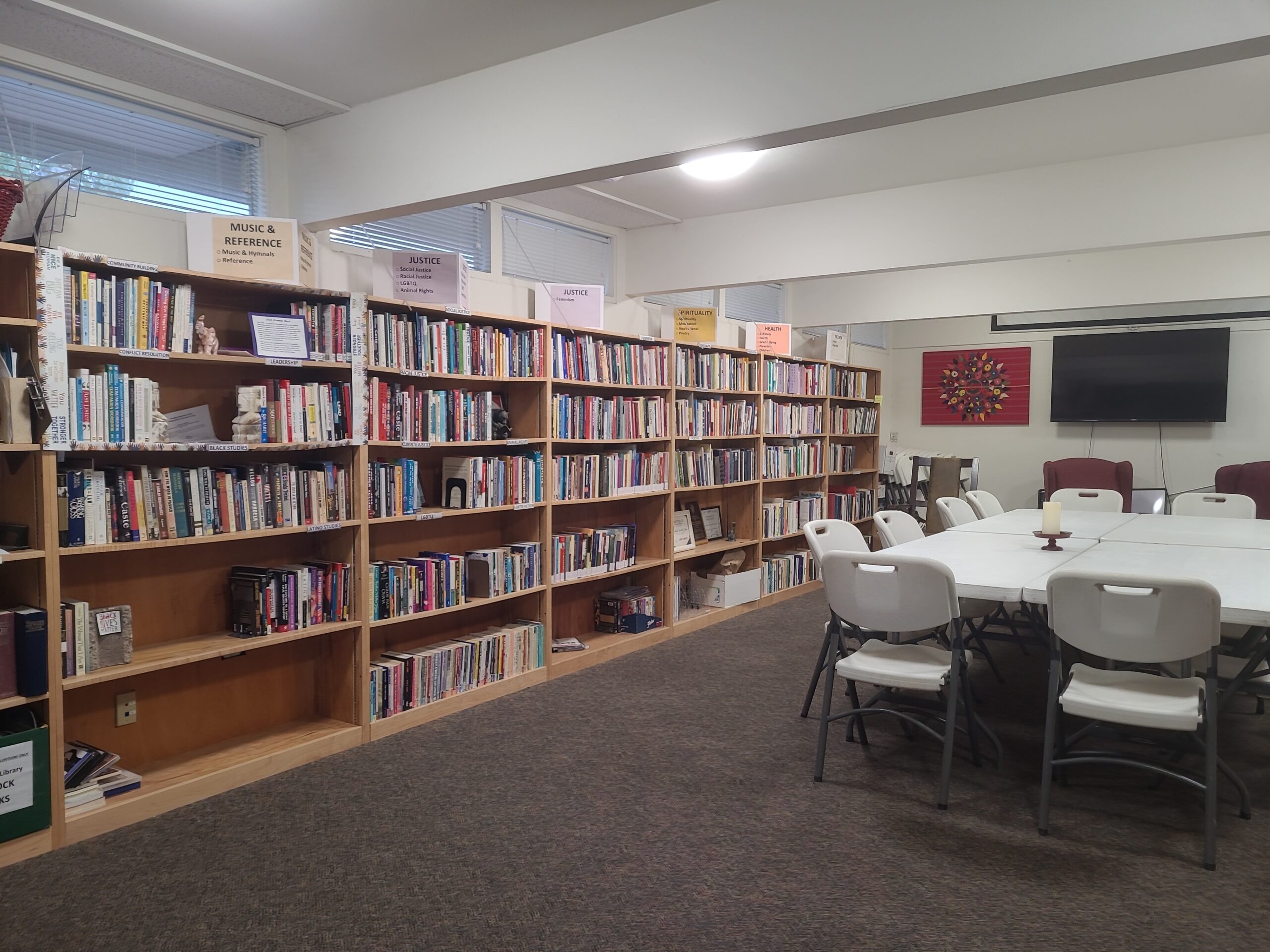 picture of the church library